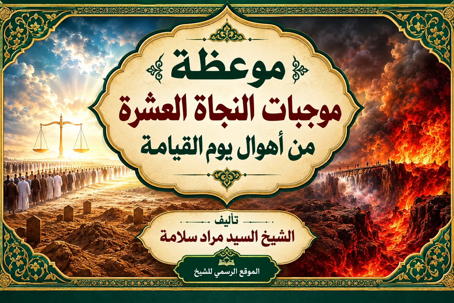 موعظة موجبات النجاة العشرة من أهوال يوم القيامة
