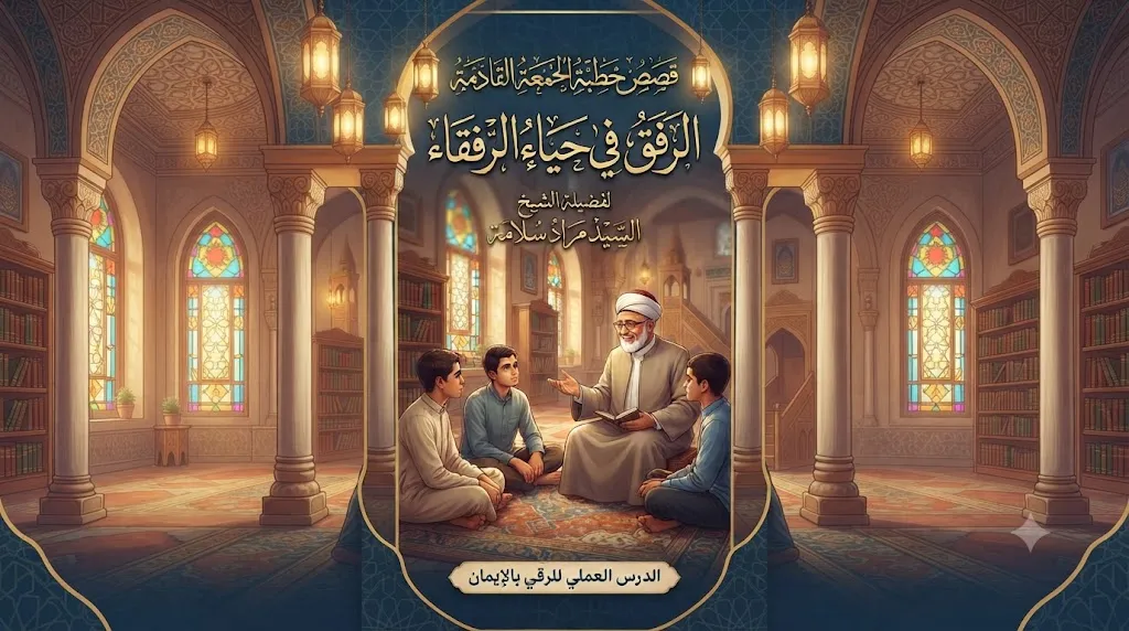 قصص خطبة الجمعة القادمة الرفق في حياة الرفقاء 