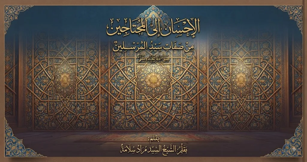 الاحسان الى المحتاجين من صفات سيد المرسلين صلى الله عليه وسلم 