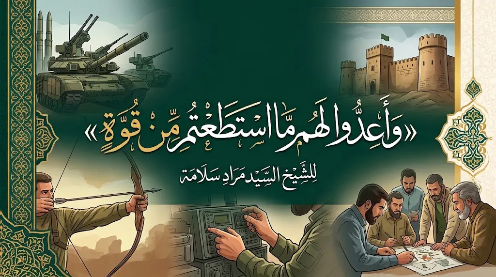وَأَعِدُّوا لَهُم مَّا اسْتَطَعْتُم مِّن قُوَّةٍ﴾