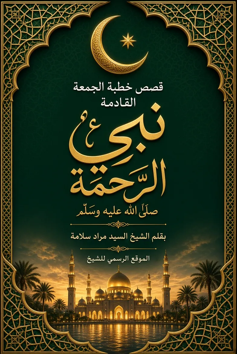 قصص خطبة الجمعة القادمة (نبي الرحمة صلى الله عليه وسلم)