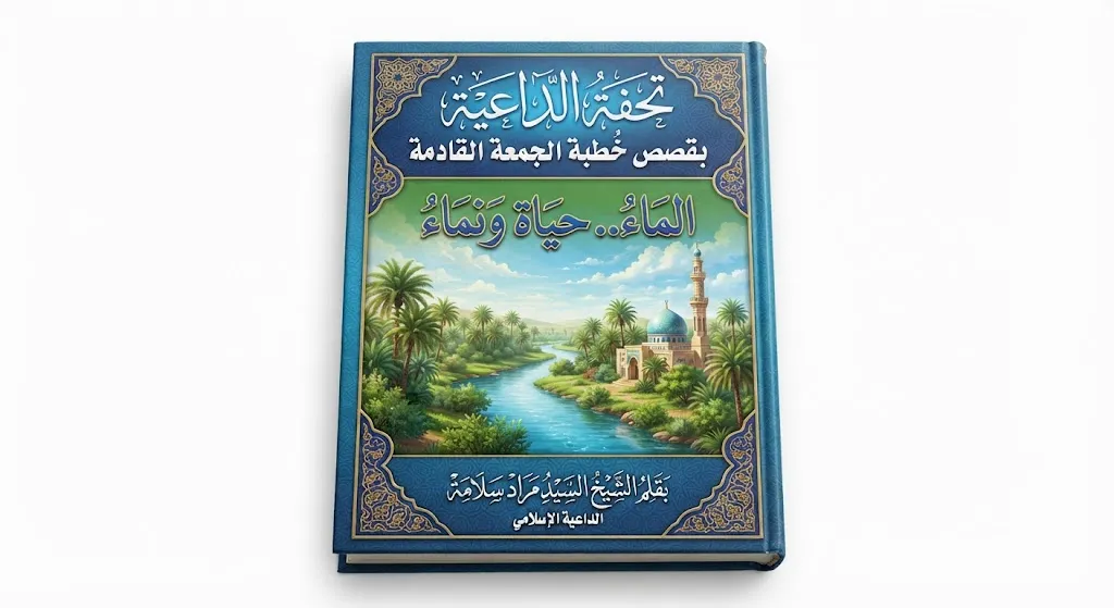 تحفة الداعية بقصص خطبة الجمعة القادمة الماء حياة ونماء