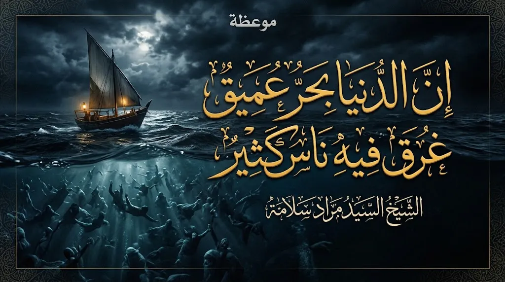 موعظة :إن الدنيا بحر عميق غرق فيه ناس كثير 