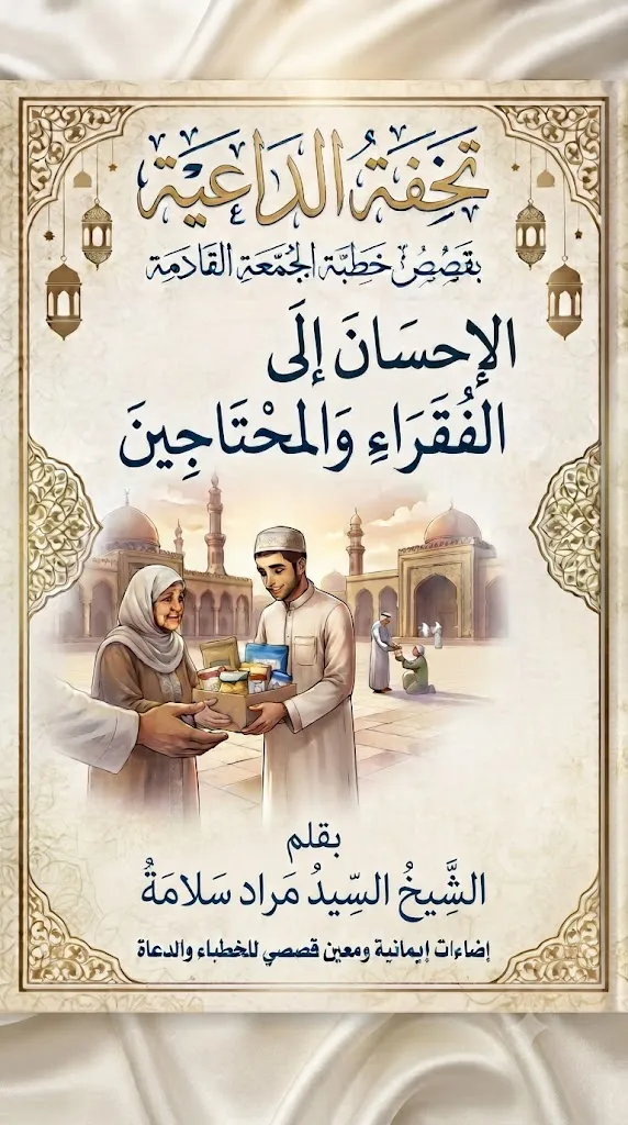 تحفة الداعية بقصص خطبة الجمعة القادمة الإحسان إلى الفقراء والمحتاجين